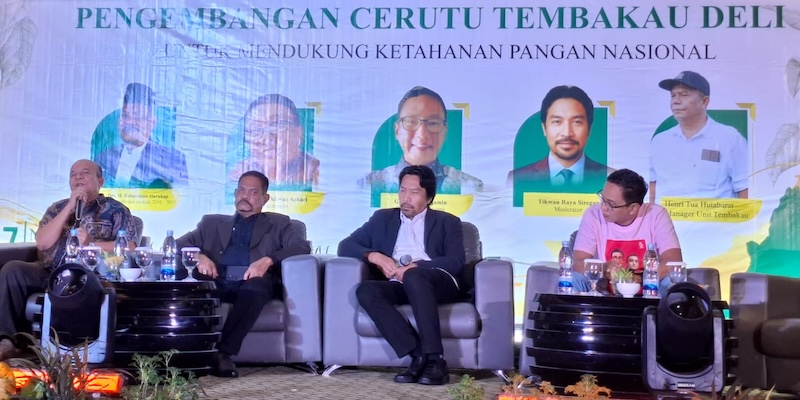 JMSI Sumut Gelar Workshop Kebangkitan Tembakau Deli, Rahudman Harahap: Pemerintah Harus Buka Ruang Diskusi