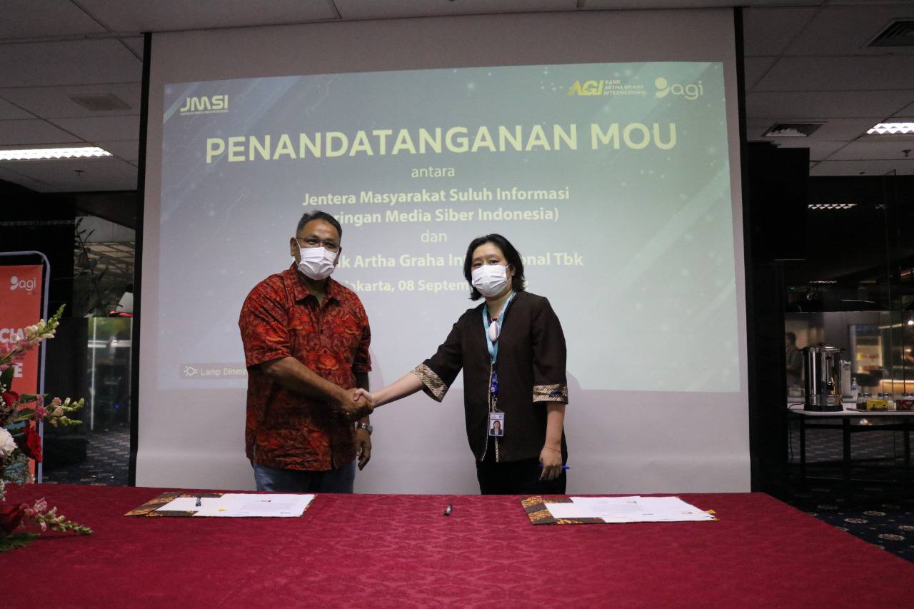 Penandatanganan Mou JMSI Pusat dengan PT Bank Artha Internasional TBK