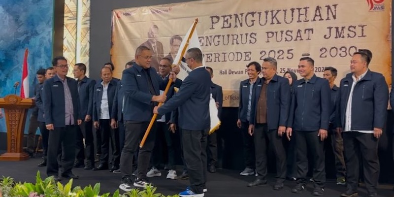 Hadiri Pengukuhan Pengurus Pusat JMSI, Ketua Dewan Pers: Bisnis Informasi Tidak Akan Mati